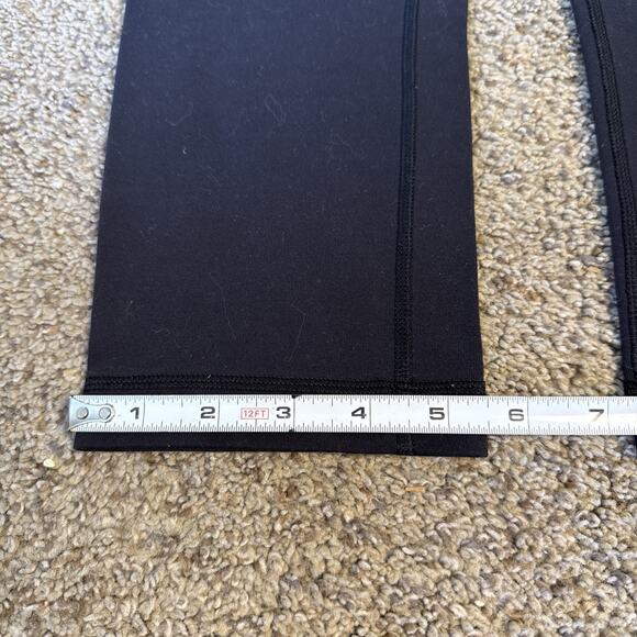 Lululemon Womens Black Purple Align Low Rise Activewear Cropped Leggings Y2K 6 - Picture 3 of 9